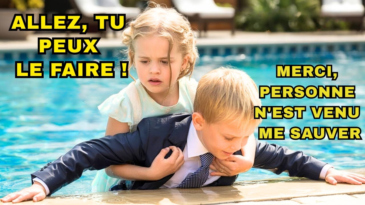 Le fils d'un millionnaire se noie... et seule la fille malade du concierge saute pour le sauver.