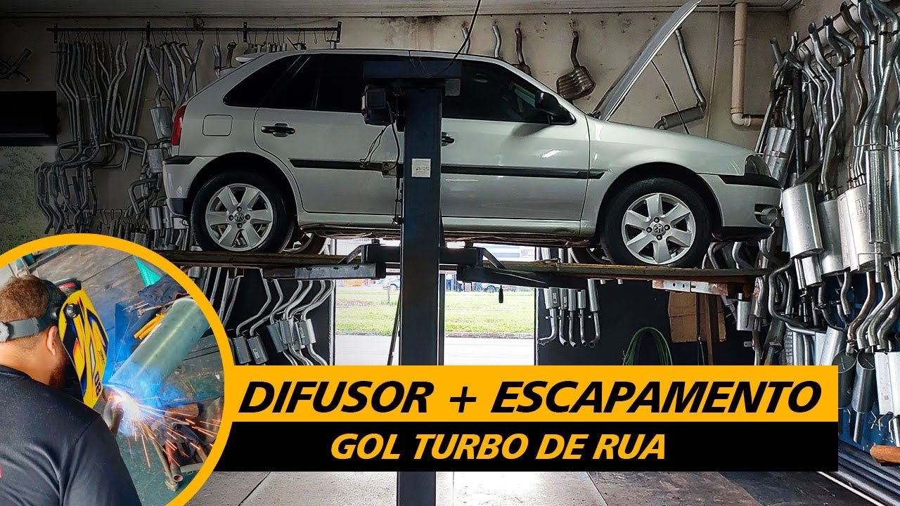 O RONCO FICOU ANIMAL! DIFUSOR + ESCAPAMENTO FULL no TURBO DE RUA
