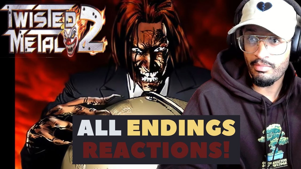 TWISTED METAL 2 ALL ENDING REACTIONS!