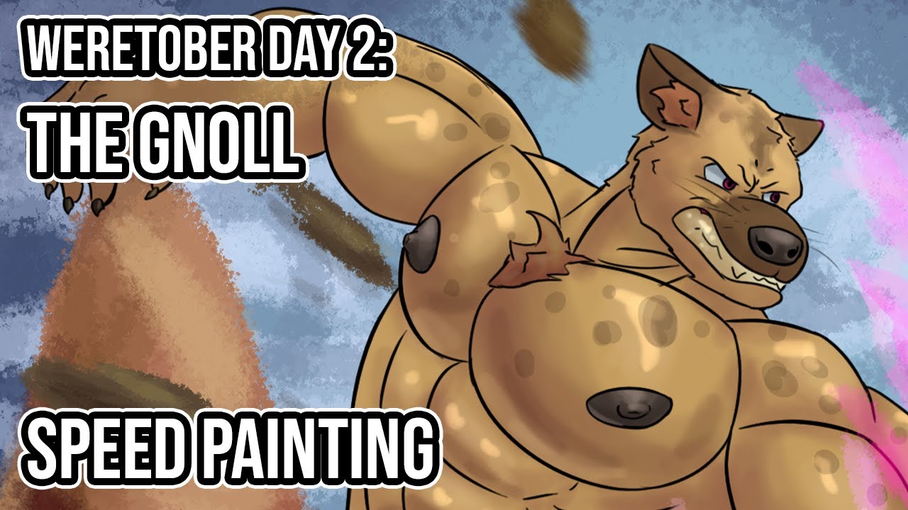 The Gnoll | Weretober day 2 | SpeedPainting
