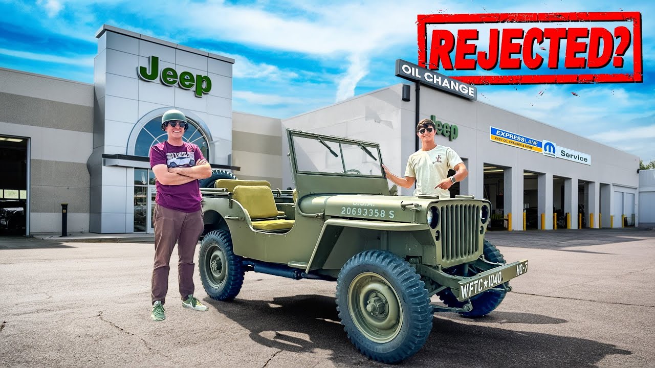 Отвезите 80-летний армейский джип дилеру Jeep на обслуживание!