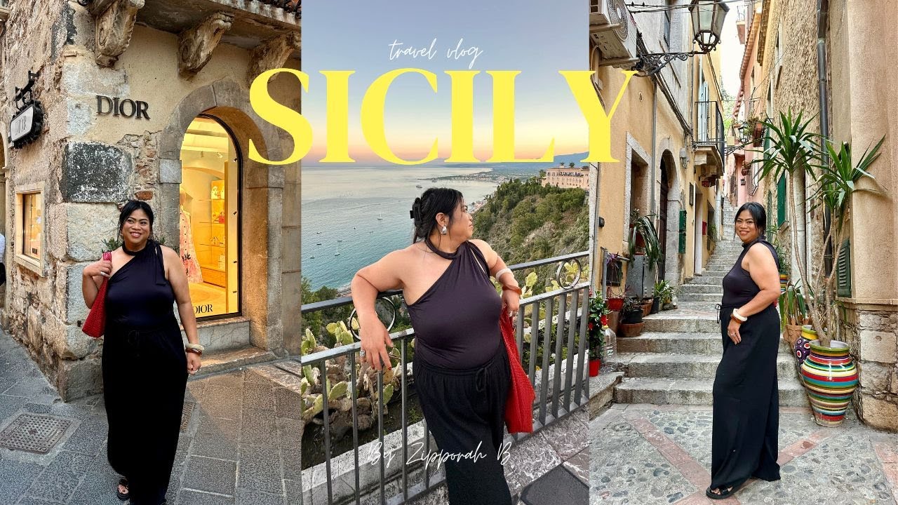 First Time in Sicily 🇮🇹 | Catania, Taormina & Mt. Etna Erupted 😮