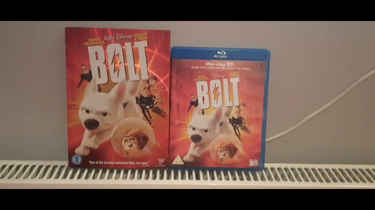 Bolt (UK) DVD and Blu-ray 3D Unboxing