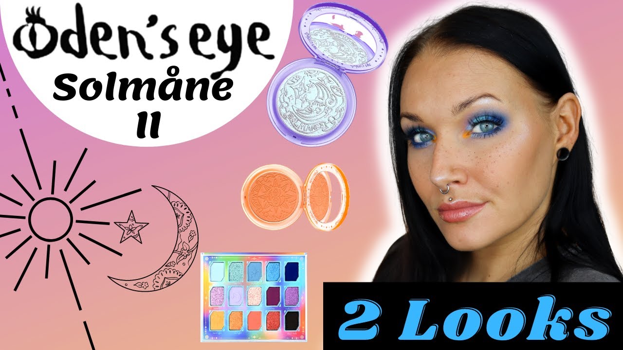 ODEN´s EYE Solmåne II ☀️🌙I 2 Looks & Review I Palette, Blush, Highlighter I deutsches Tutorial