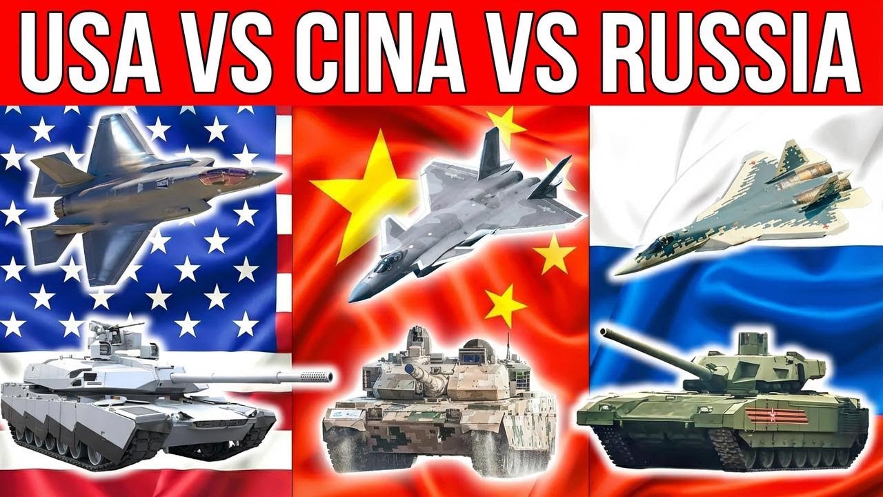 Quanto &egrave; forte l'esercito USA rispetto a Cina e Russia?