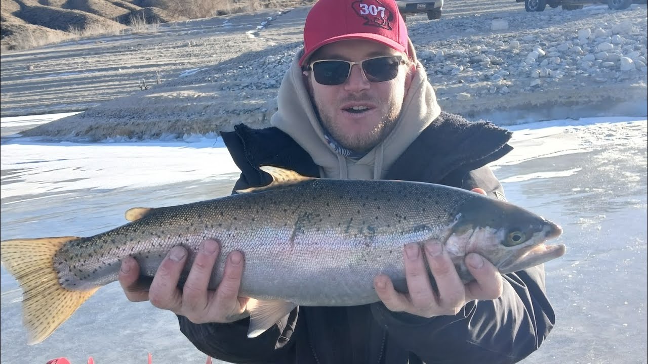 Ice Fishing Pathfinder Reservoir, Wyoming 2026! 