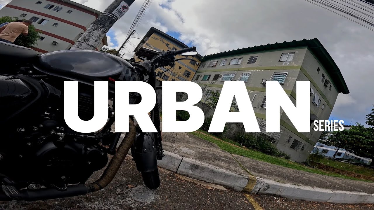 Urban Raw Series | motovlog hunter 350 em salvador, muito trânsito e escape direto - pure sounds