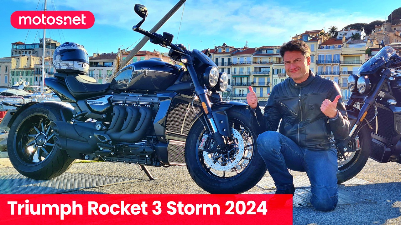 🚀 Triumph Rocket 3 Storm 2024 / La más potente de la historia / Review 4K / Presentación / motos.net