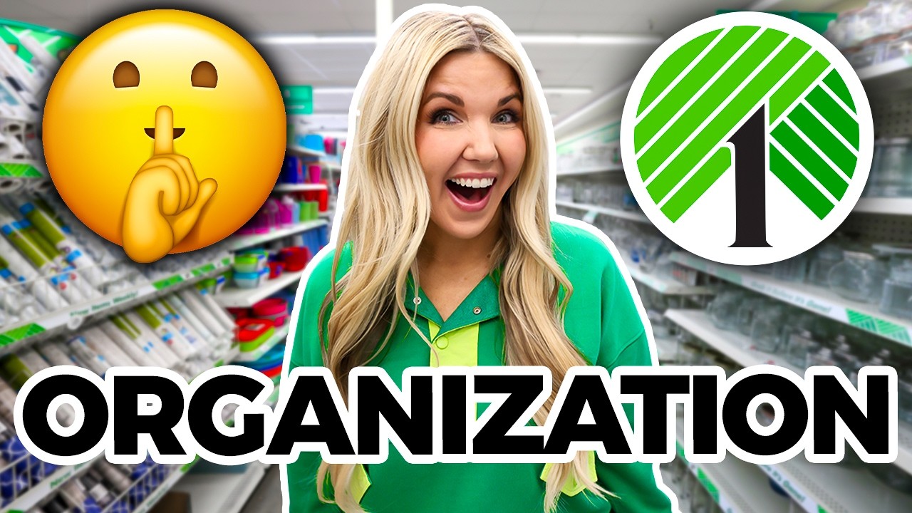 Организуйте ВЕСЬ свой дом с помощью товаров из Dollar Tree!