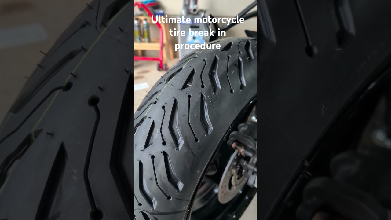 Ultimate motorcycle tire break in procedure!
