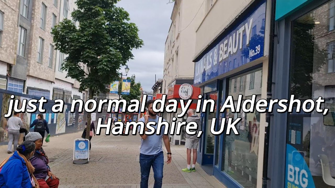 Aldershot Town Centre Walk Part 2: Unexpected Encounter & Diverse Community