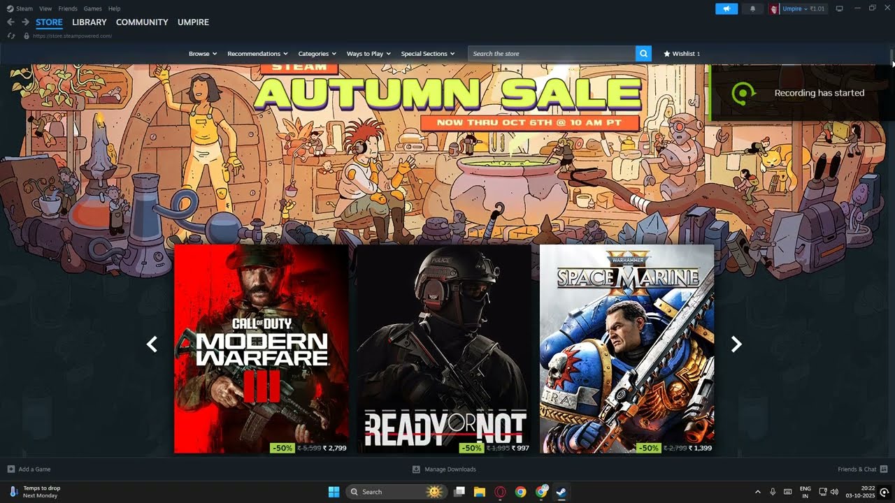 Steam autumn sale 2025 - How to collect all the FREE stickers !