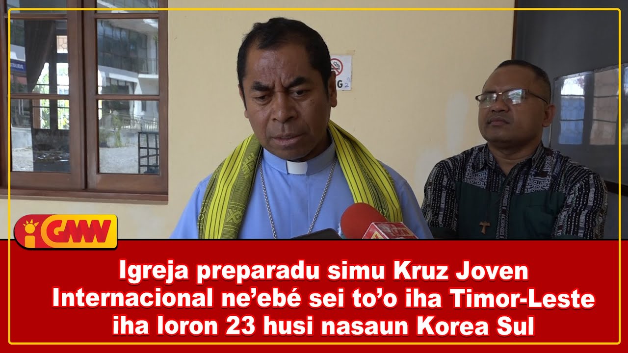 Igreja preparadu simu Kruz Joven Internacional ne’ebé sei to’o iha TL iha loron 23 husi ...
