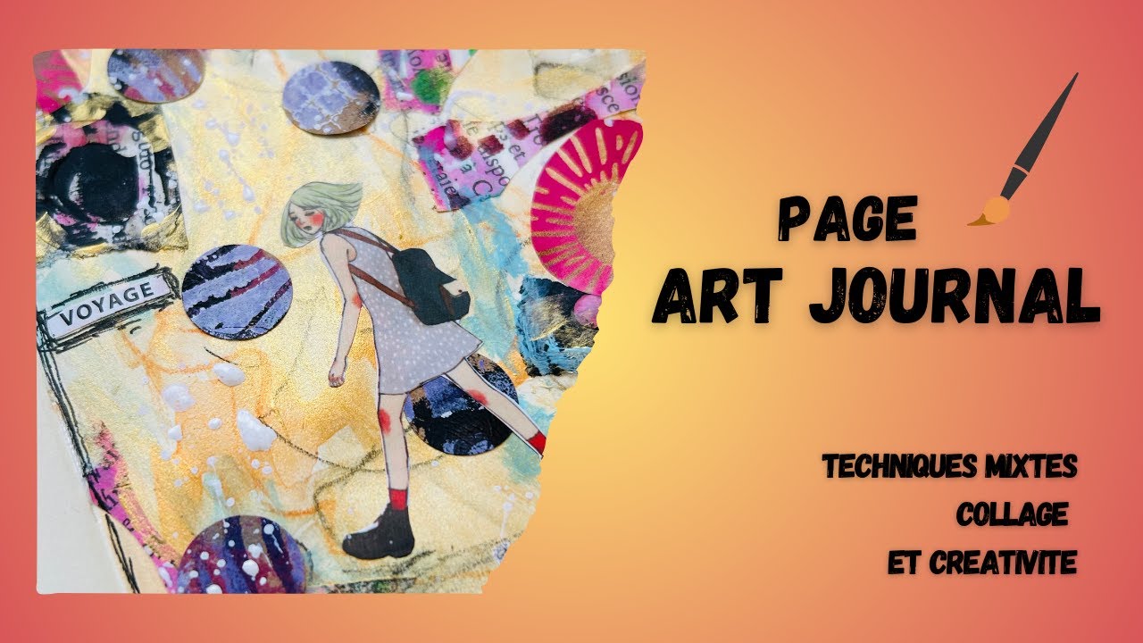 Page Art Joural : 10 minutes de voyage