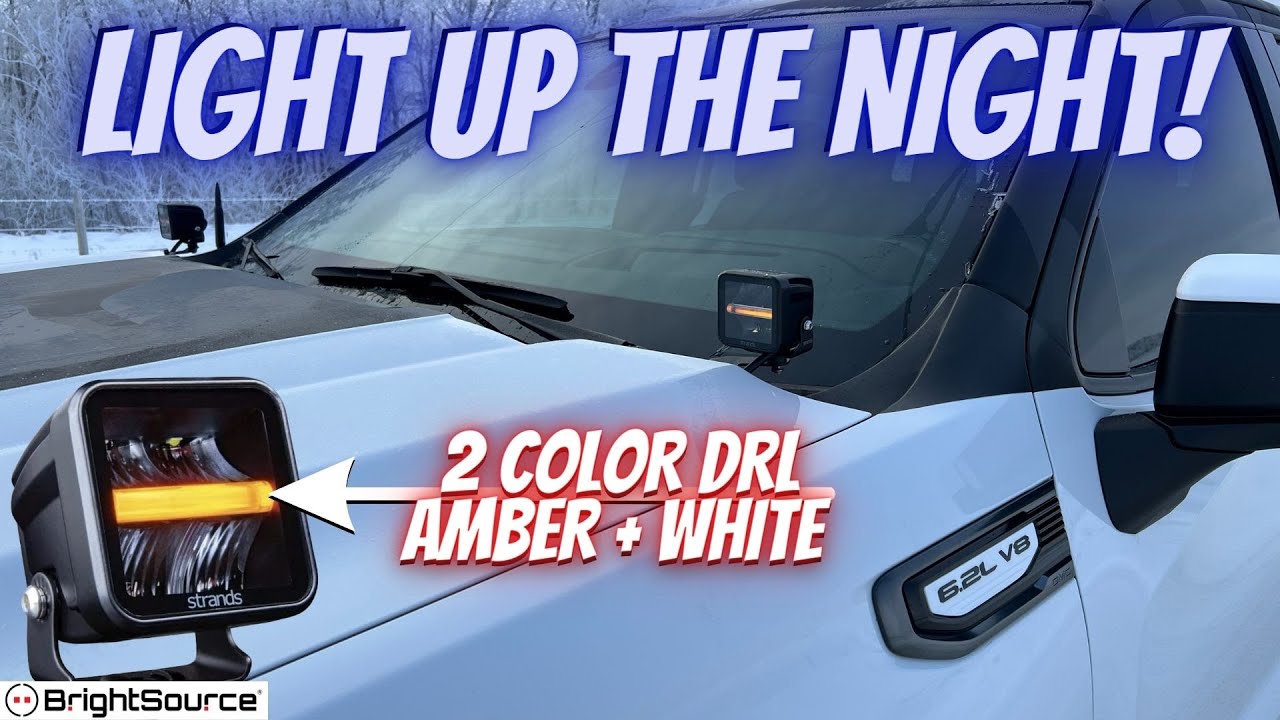 Upgrade Your Truck&rsquo;s Lighting! STRANDS Siberia Series LED Pod DRL Install & DIY Wiring Guide