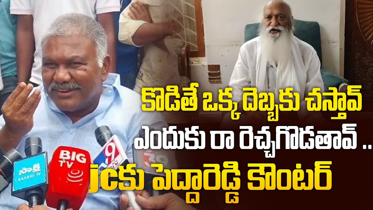కొడితే ఒక్క దెబ్బకు చస్తావ్ : YSRCP Kethireddy Pedda Reddy Counter To JC Prabhakar Reddy |Hittv Live
