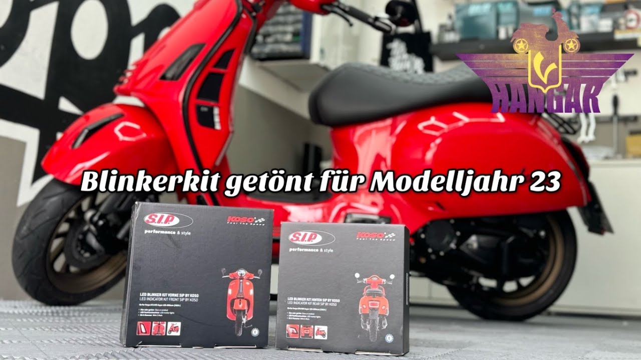 Blinker Kit SIP vorne & hinten für Vespa GTS 125 , GTS 300 MY23, Indicator kit SIP  Vespa GTS125/300