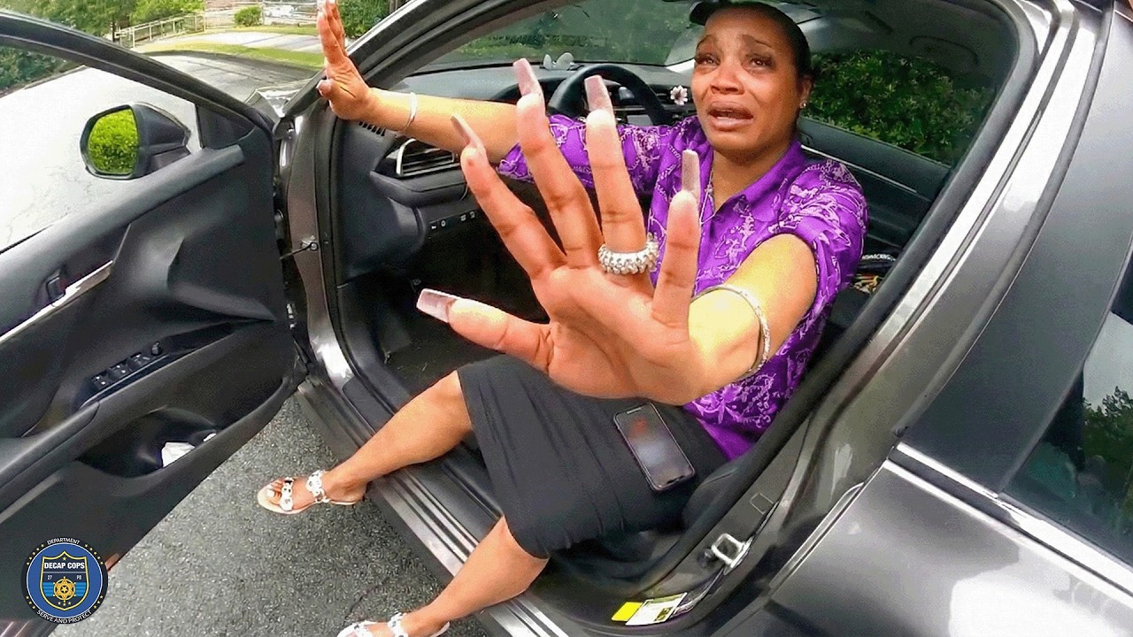 Karen’s Road Rage Turns Traffic Stop Into Chaos | Karens Getting Arrested By Police