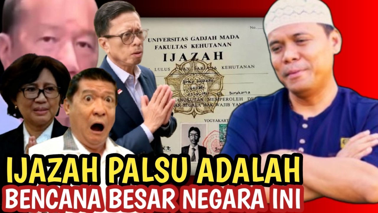 Ijazah Palsu Adalah Bencana Besar Bagi Negara ini