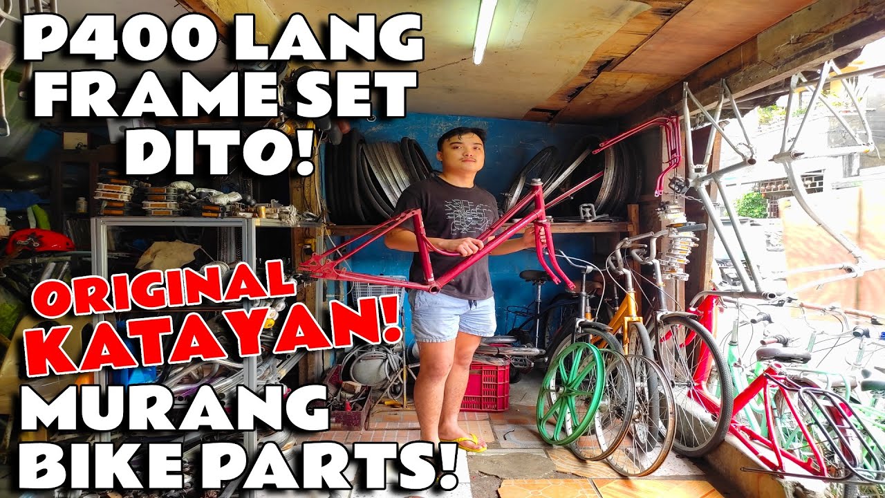 KATAYAN NG MURANG 2ND HAND BIKE PARTS! 400 PESOS LANG MARAMI KANANG MABIBILI DITO! ORIGINAL JAPAN!