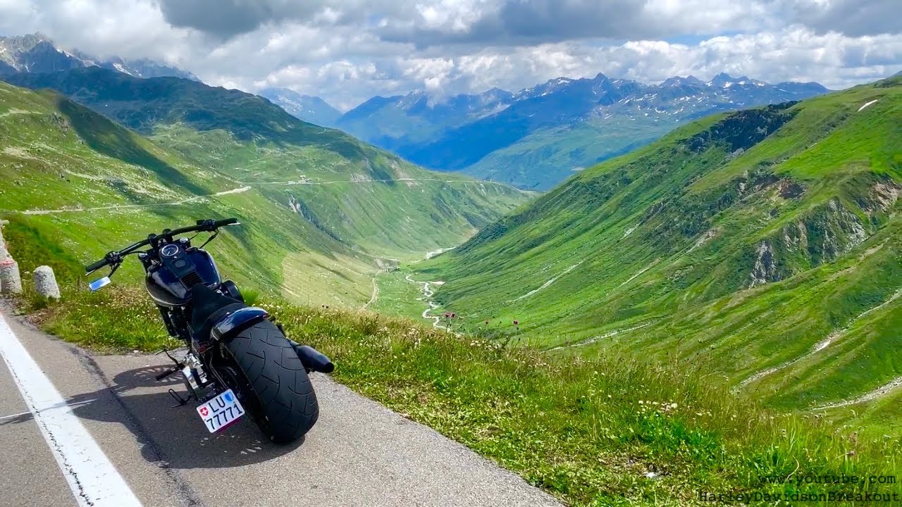 Harley-Davidson Rideout to GRIMSEL-FURKA PASS (03.08.19)