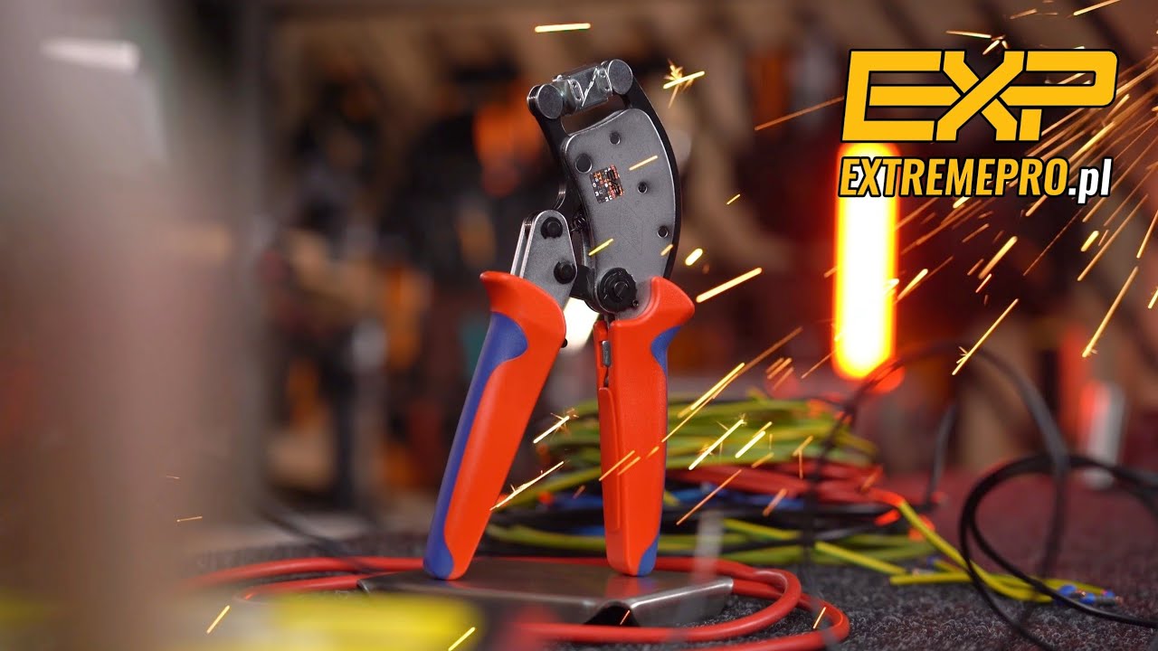 KNIPEX 97 53 18 zaciskarka tulejek kablowych Twistor®16