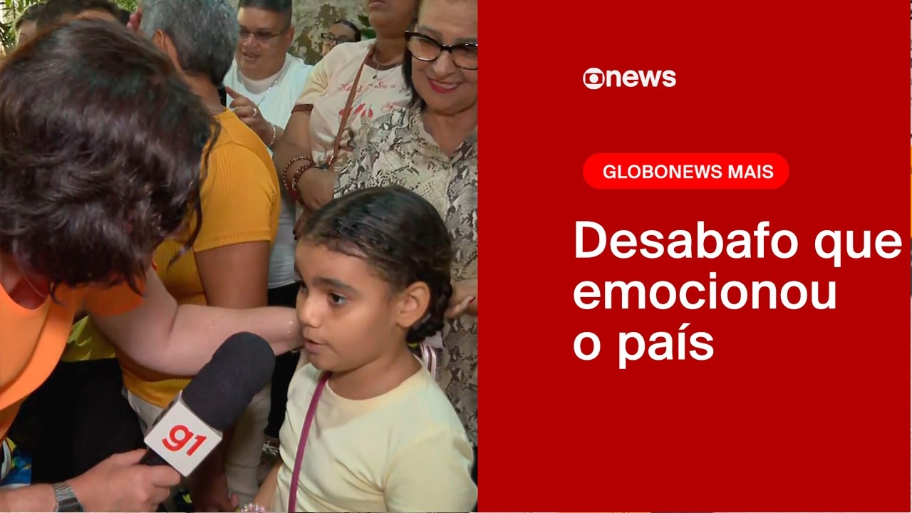 Menina de 8 anos emociona ao falar da m&atilde;e que faleceu | GloboNews Mais