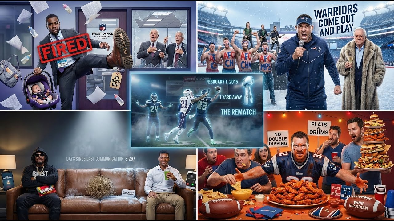 Vikings GM: FIRED FOR BEING A FATHER 👶 Weird Pats Rally + Marshawn EXPOSES Russell Wilson