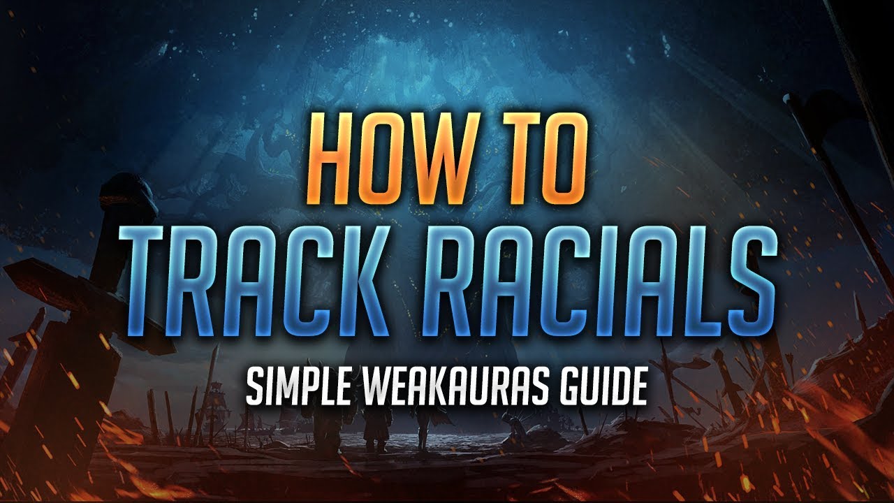 Learn WeakAuras - How to Track Racials with WeakAuras - World of Warcraft: Battle for Azeroth