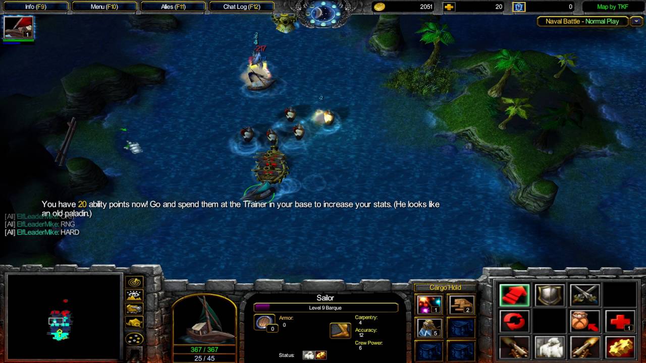 Warcraft 3 TFT - Naval Battle #3