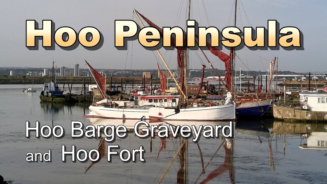 Hoo Peninsula. Abandoned Dunkirk Hero Ship, Hoo Barge Graveyard & Hoo Fort.