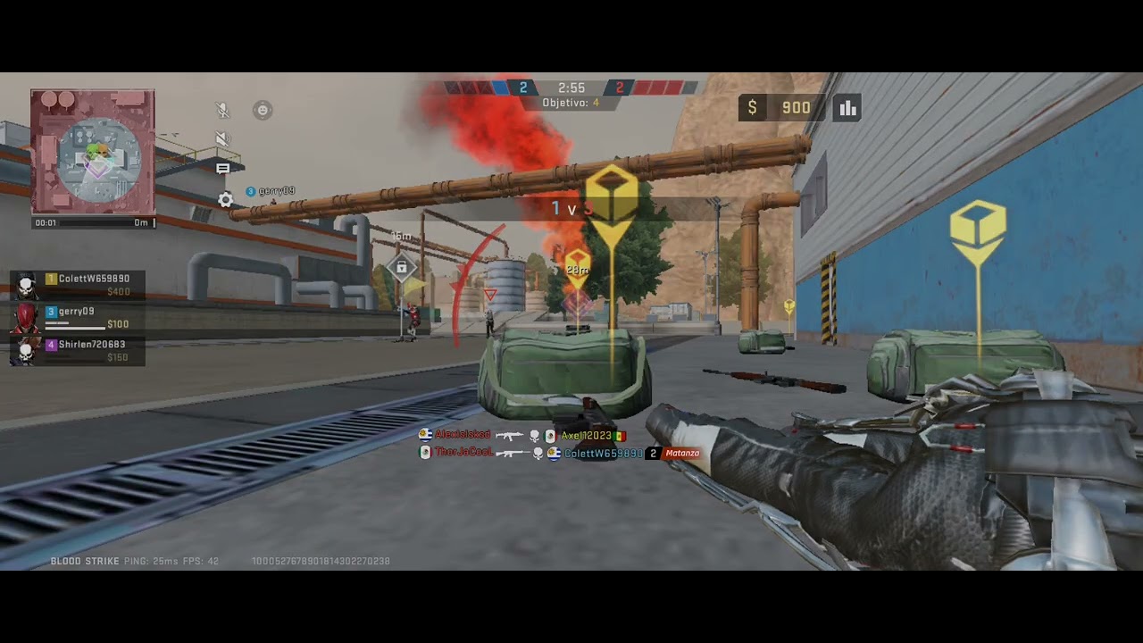 Jugando blood Strike hasta llegar a leyenda día 1
