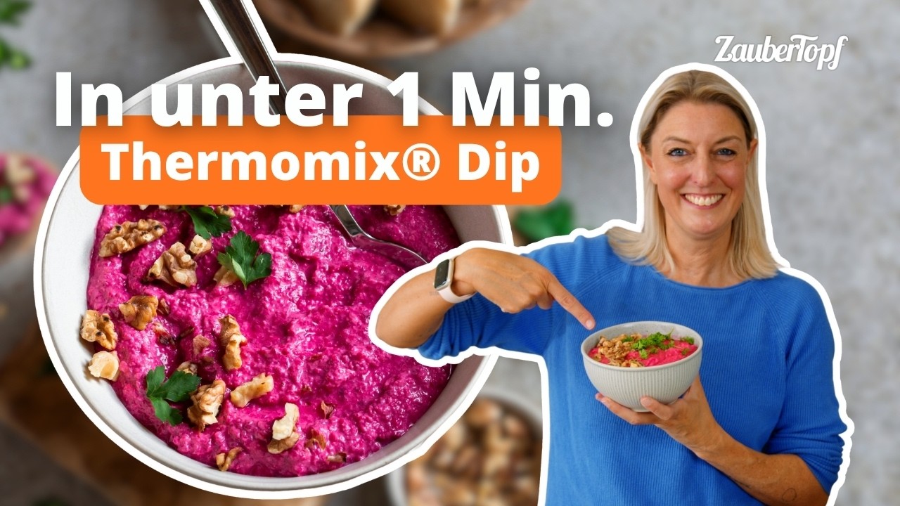 😍 Der cremigste Thermomix&reg; Dip &ndash; in 1 Min. fertig | Thermomix&reg; Rezept