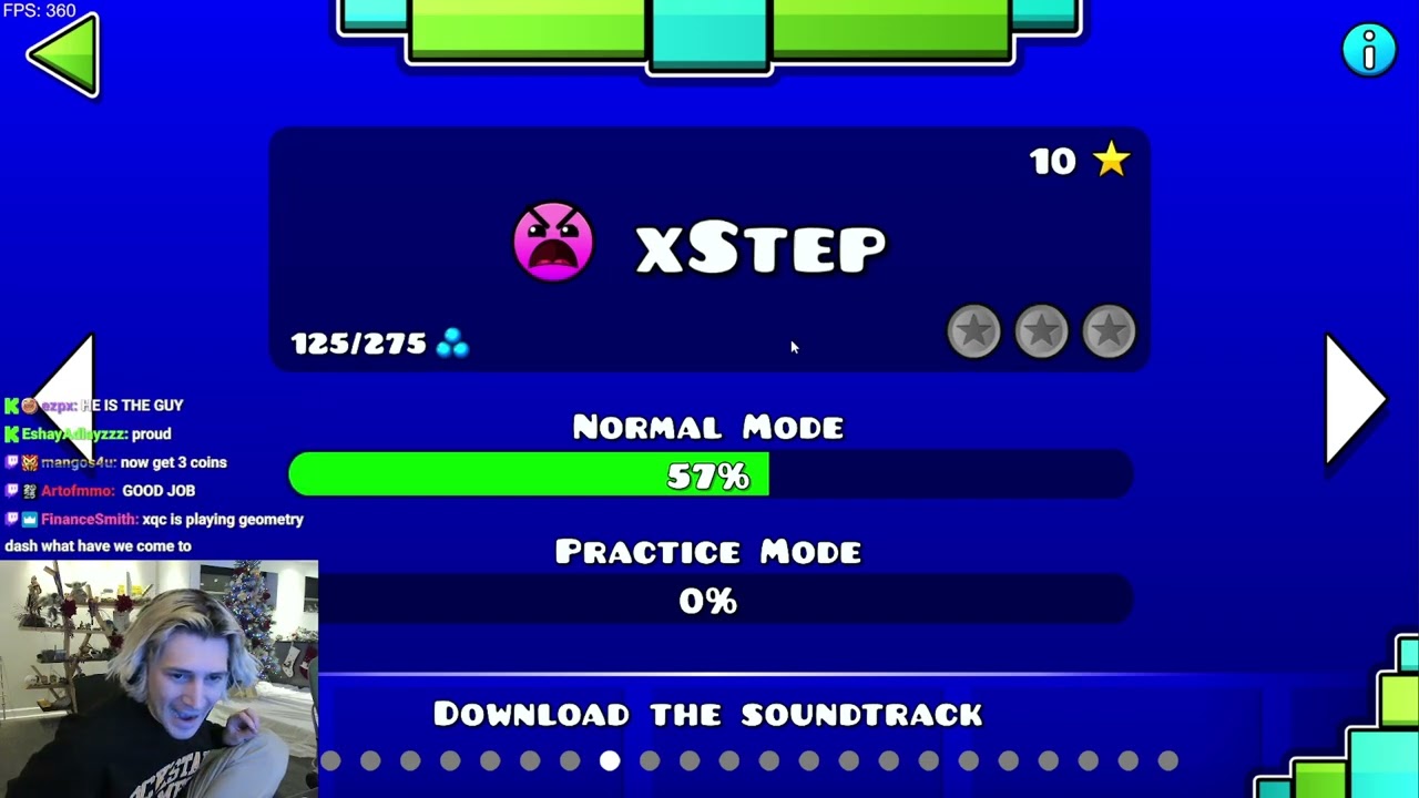 xQc plays Geometry Dash EP 15 - DECEMBER 06 2025