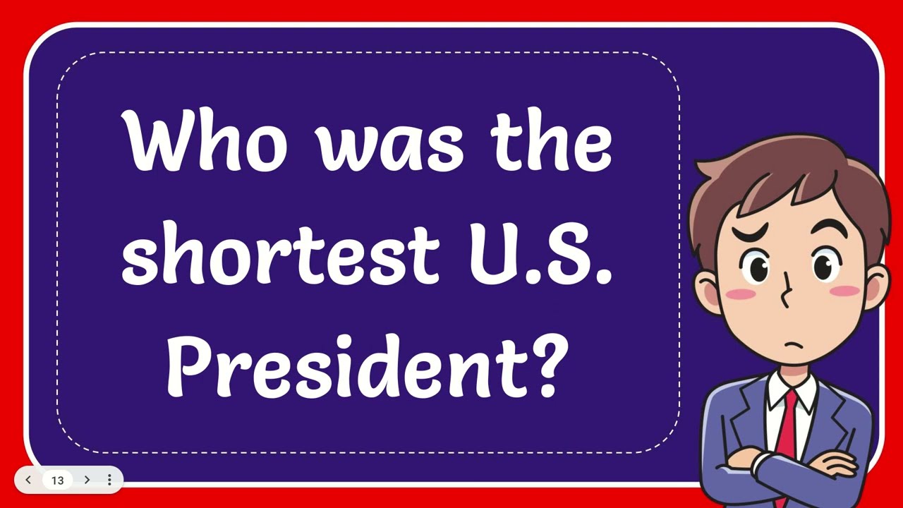 Who was the shortest U.S. President?