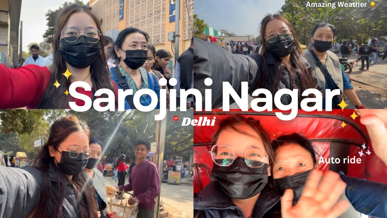 Shopping in Sarojini Nagar ✨💗 | ☀️Sunny Weather✨ | #sarojininagar #shopping #vlog #btsarmy 