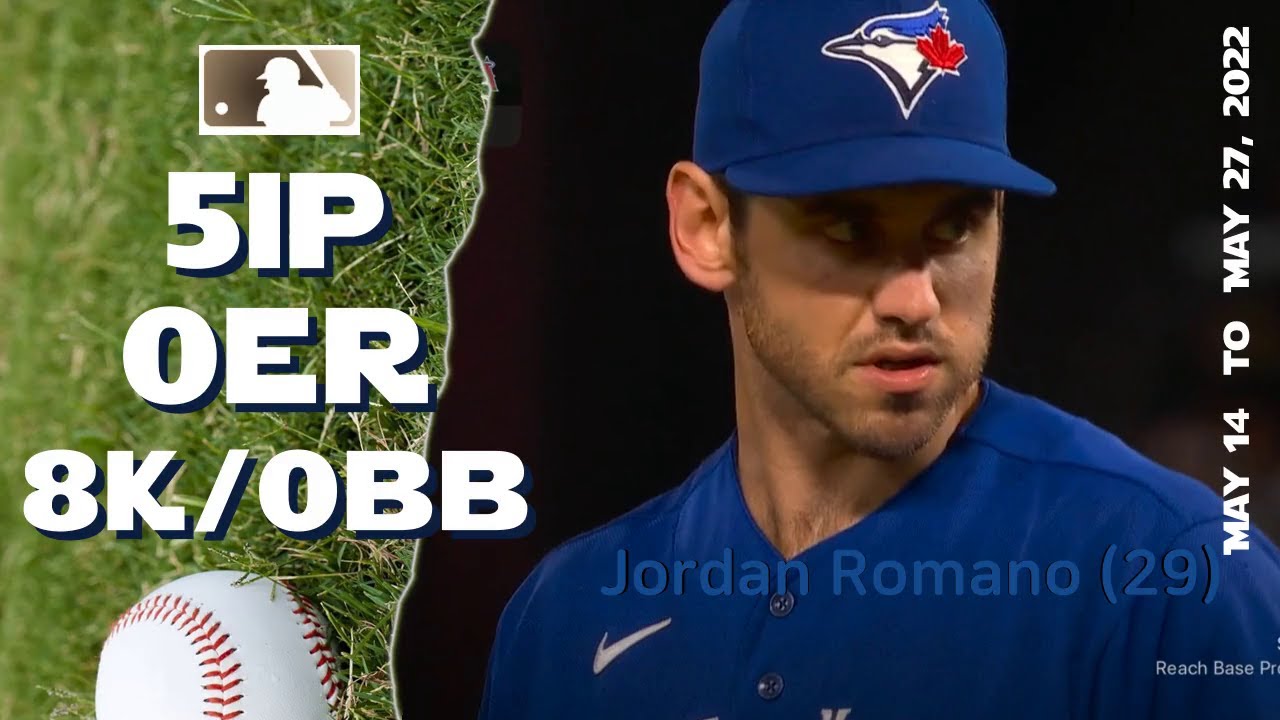 Jordan Romano | May 14 ~ 27 (5G), 2022 | MLB highlights
