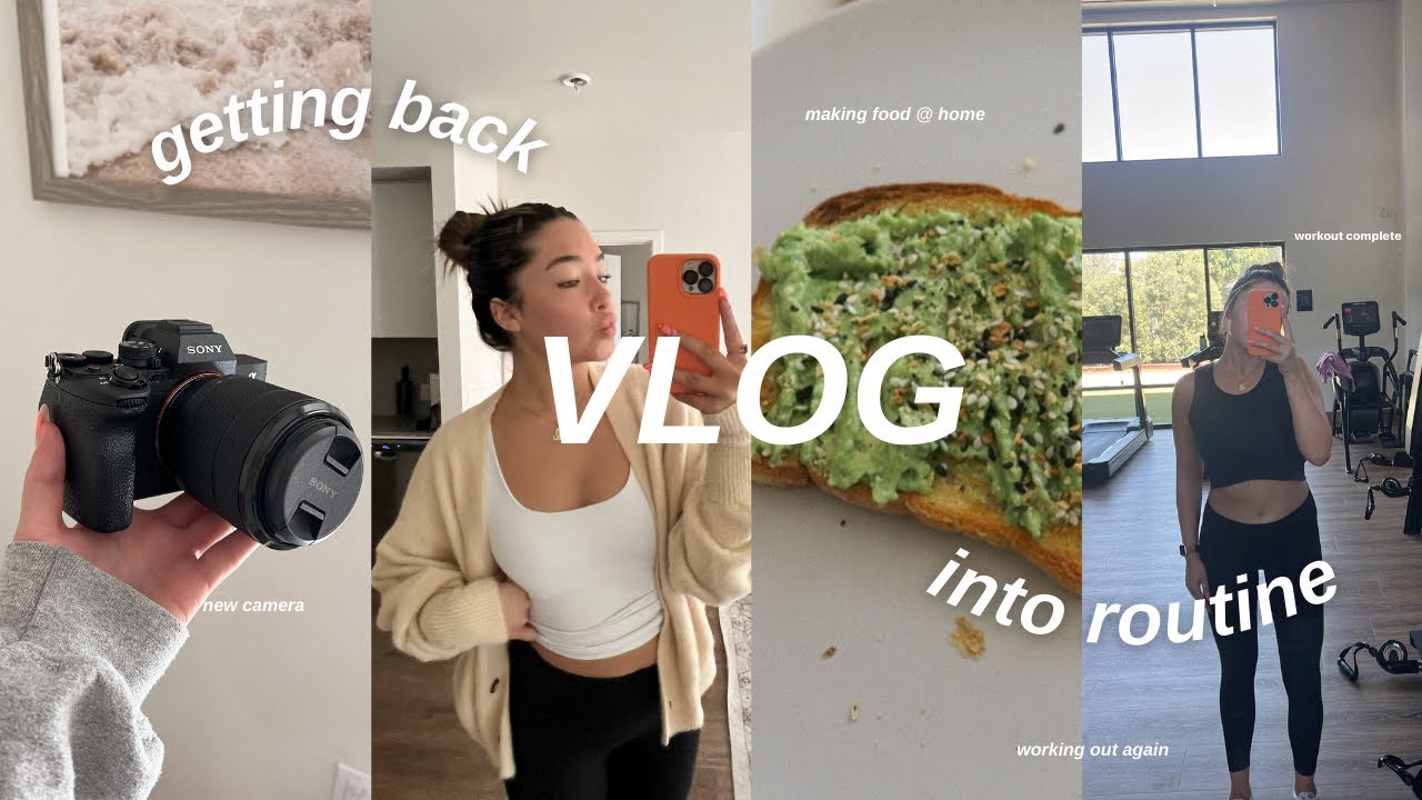 VLOG: Getting back into routine + Amazon Hauls *chatty vlog*