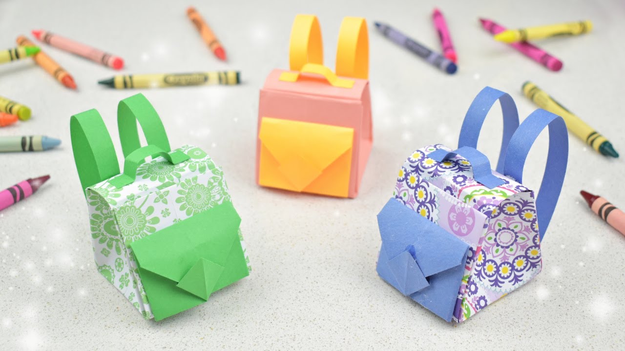 Mochila de Papel (Origami)