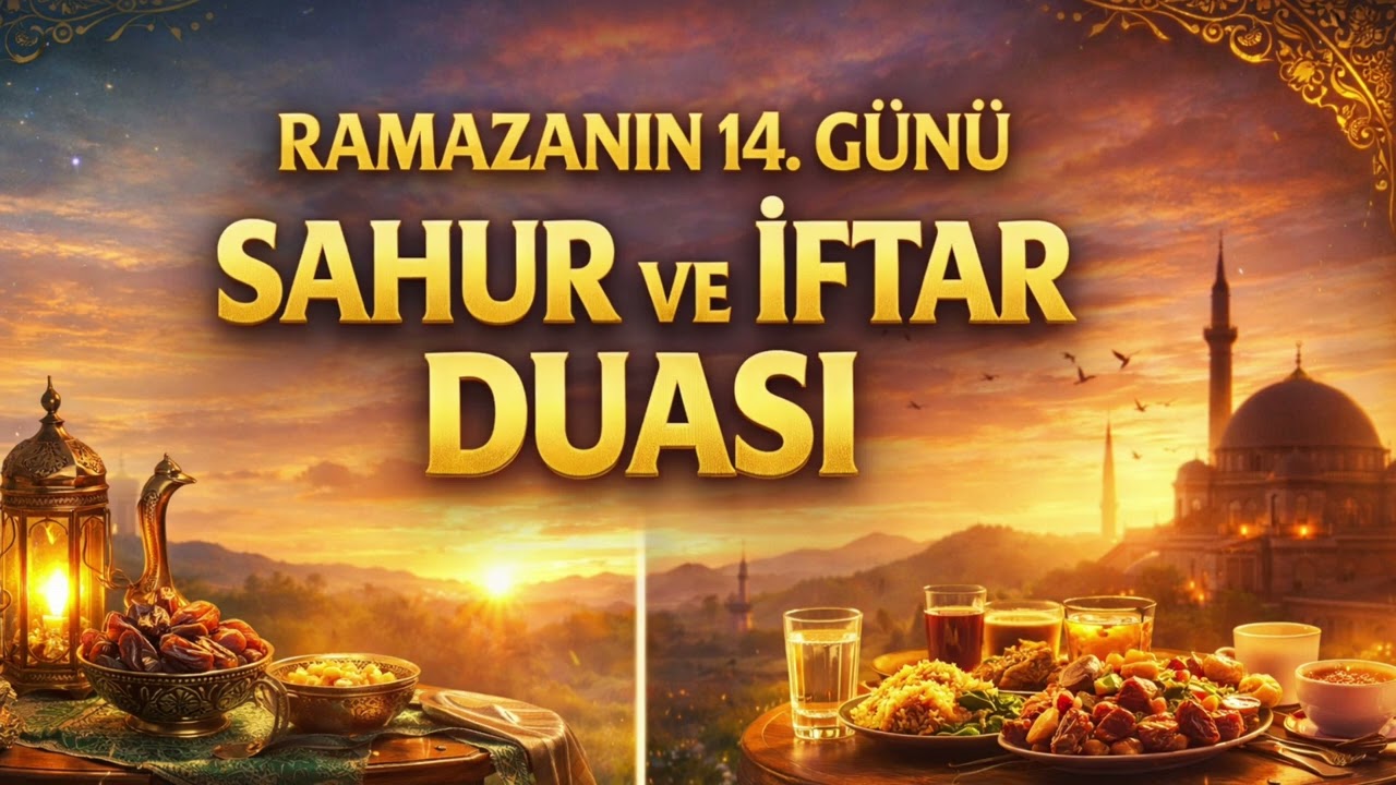 🌙 Ramazanın 14. Günü Bu Duayı Dinle | Sahur ve İftar İçin Rızık ve Bereket Duası #ramazan #dua #amin