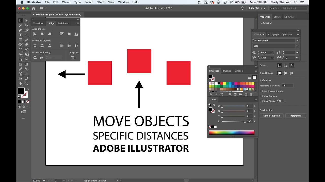 How to Move Objects a Specific Distance in Illustrator (Precise Positioning Guide)