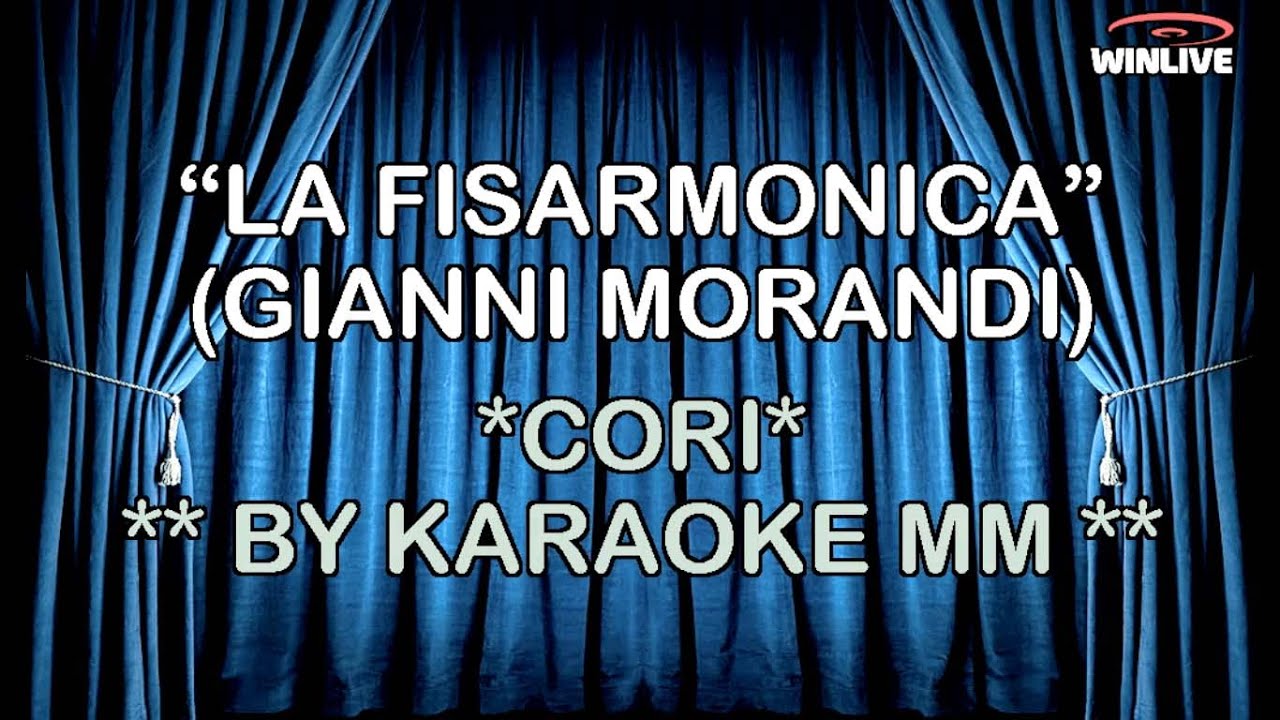 Gianni Morandi - La Fisarmonica CORI KARAOKE MM