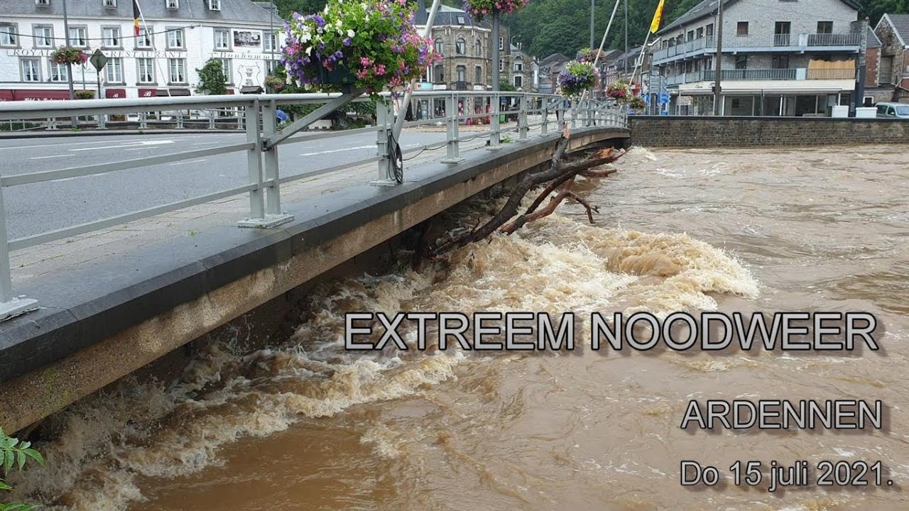Noodweer Remouchamps. Prov.Luik.Juli 2021.