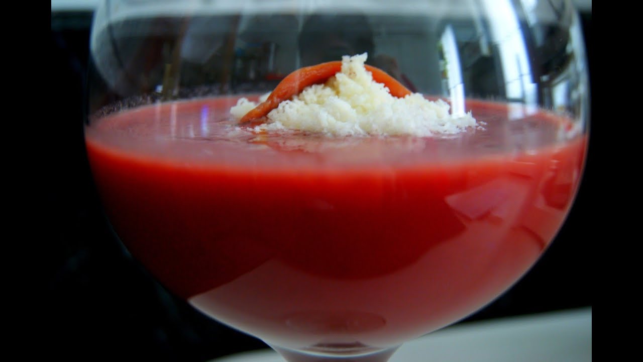 Gazpacho de cerezas