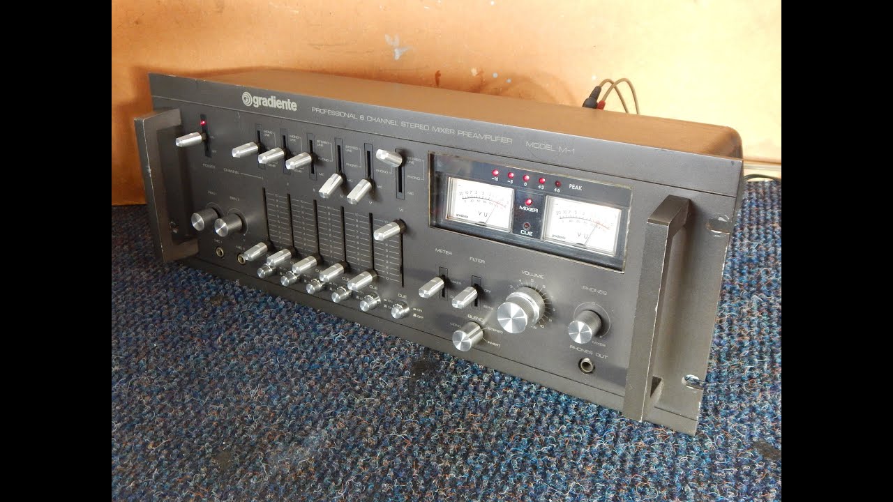 VENDA- MIXER GRADIENTE M-1 -LINHA SYSTEM ONE - ÓTIMO ESTADO