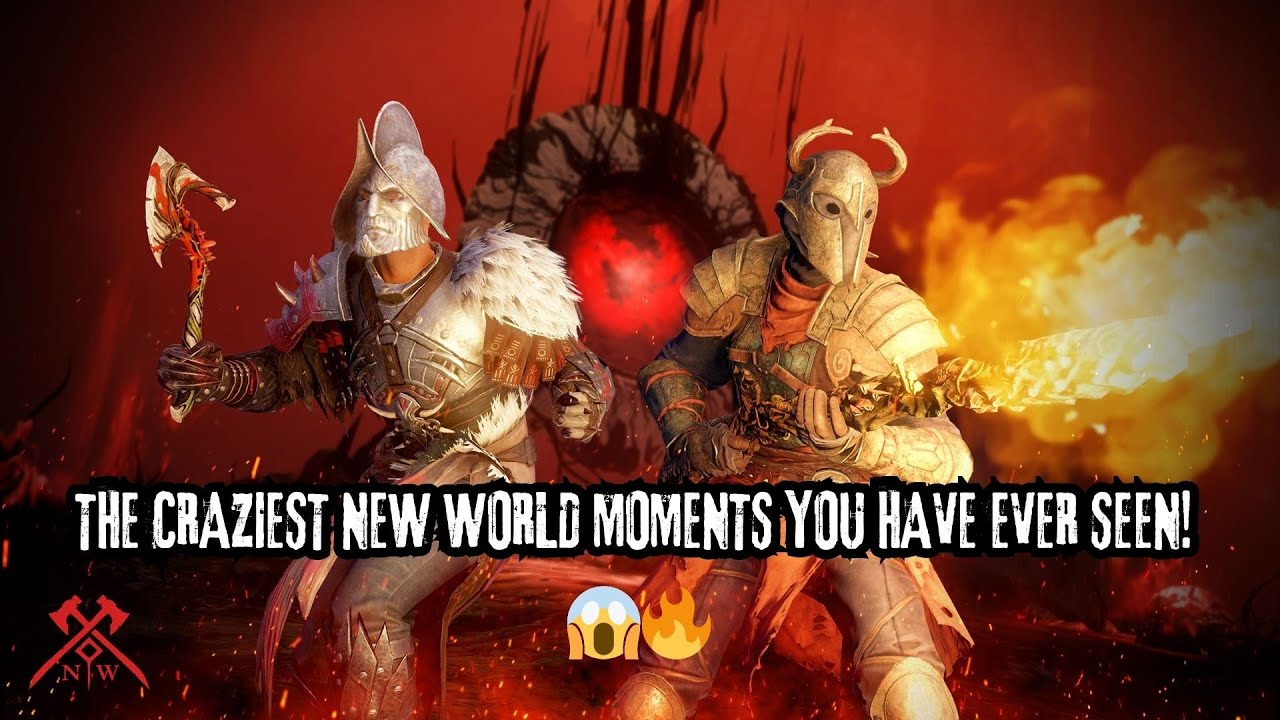 The CRAZIEST New World Moments!From insane parkour to 1v3 clutch fights and even live singing 😂