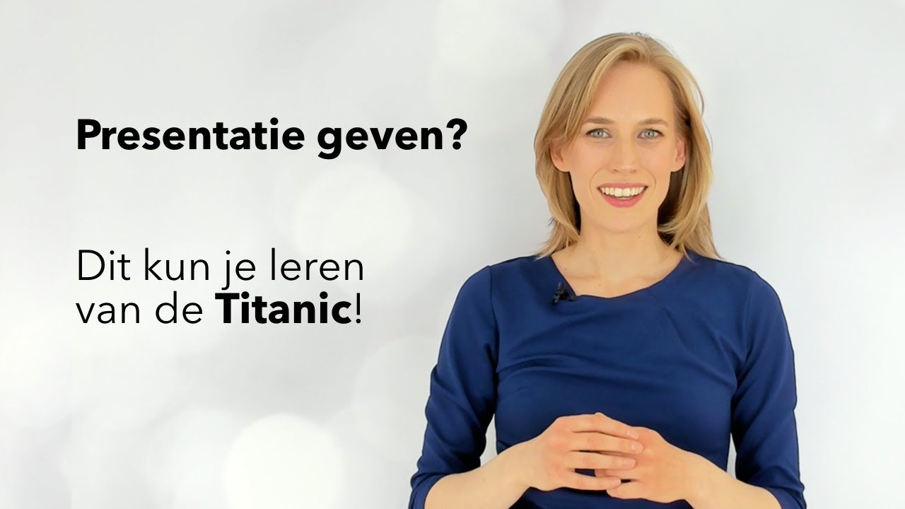 Wat kun je als spreker leren van de Titanic?