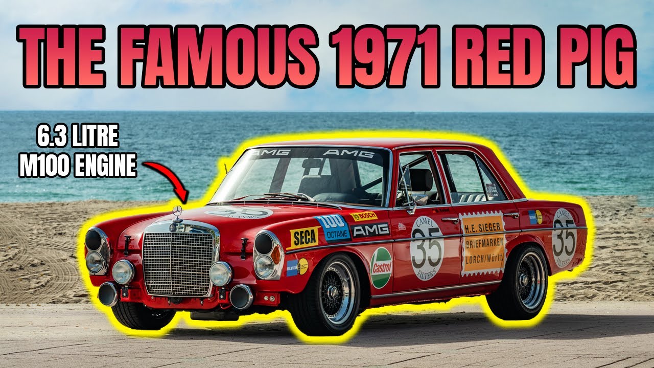 1971 300SEL 6.3 RED PIG!