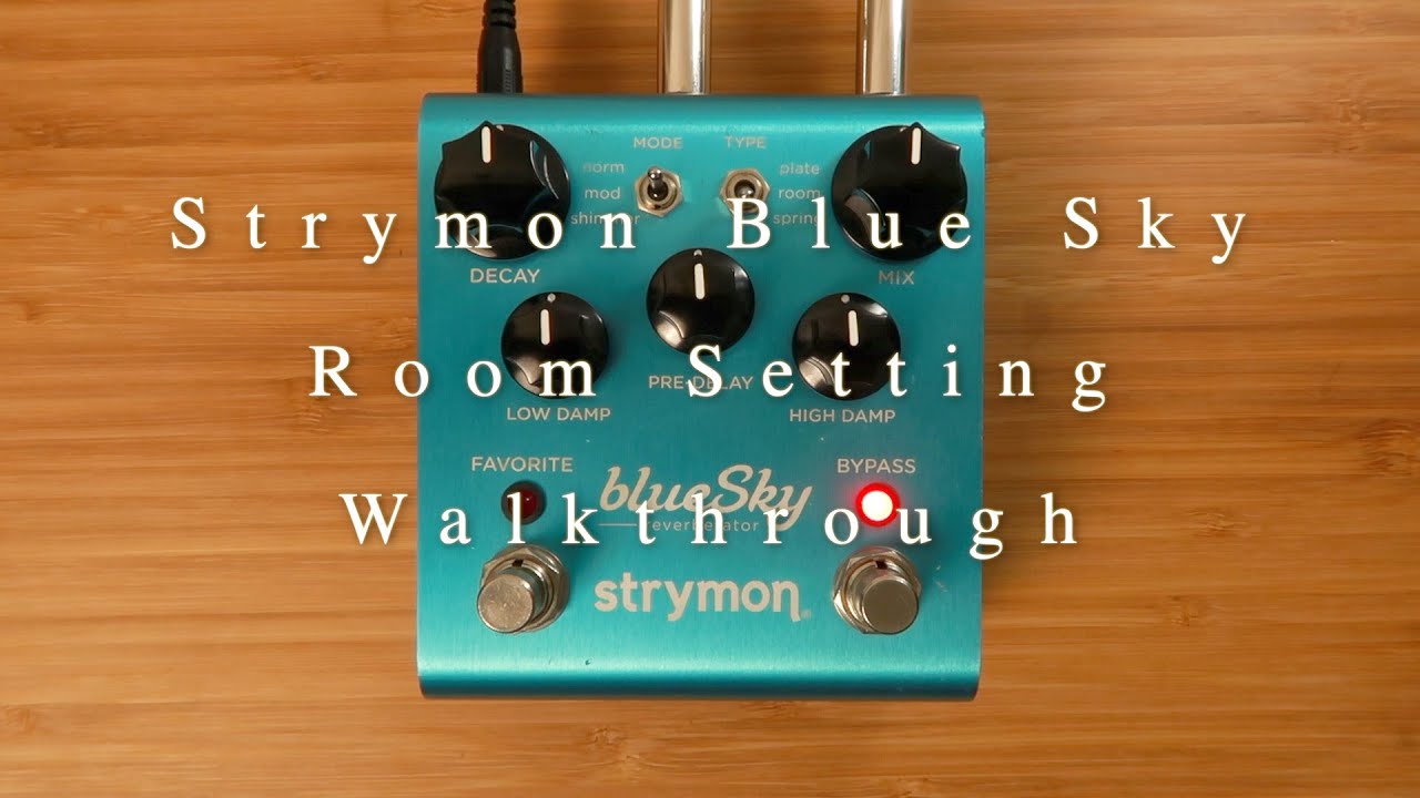 Room Reverb | Strymon Blue Sky In Depth Walkthrough (No Talking)