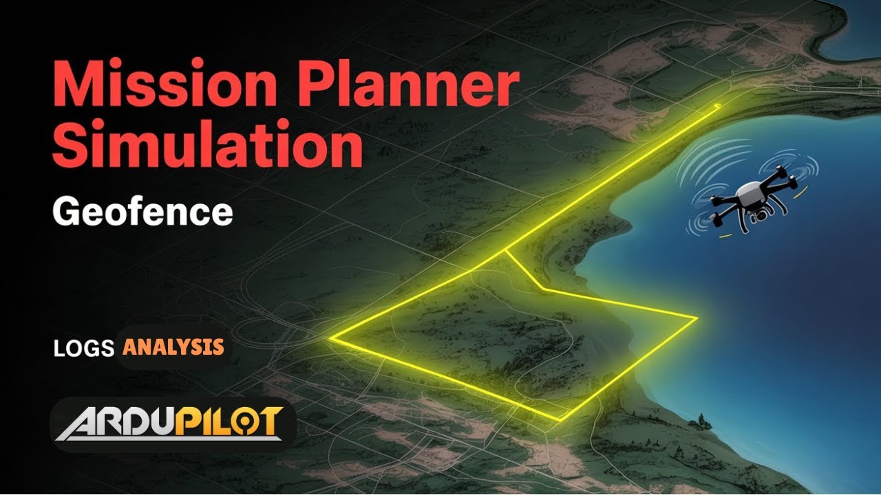 Mission Planner Drone Simulation with Geofencing | Analyze Logs & Export to Excel